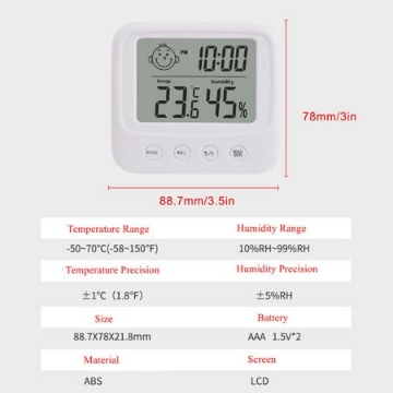 دما و رطوبت سنج مدل HTC-12