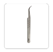 Curved-head-tweezers-w261-silver-color-eyelash-design-winlas