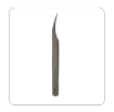 Delphini tweezers w901 simple silver color winlash