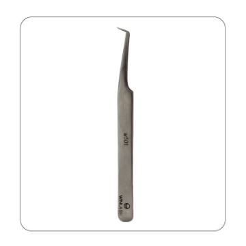 Mega-volume-w501-tweezers- plain-silver-color-winlash