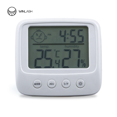 تصویر  دما و رطوبت سنج مدل HTC-12 وین لش (Winlash)