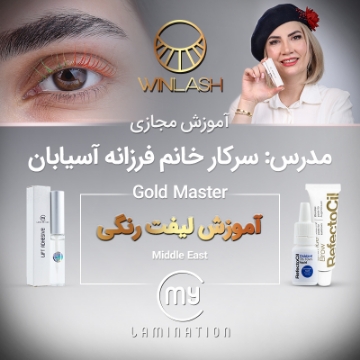 تصویر  آموزش مجازی لیفت رنگی