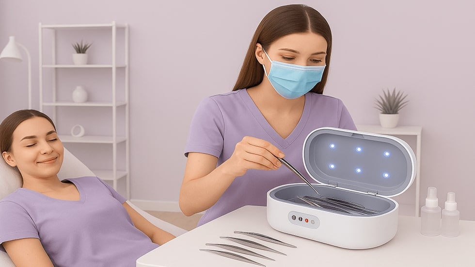 دستگاه‌های استریل کننده وینلش برای ضدعفونی ابزار آرایشی